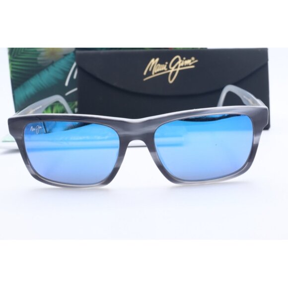 Maui Jim Waipio Valley MJ 812-06E Tortoise Square Sunglasses Blue polarized Lens - Picture 2 of 6